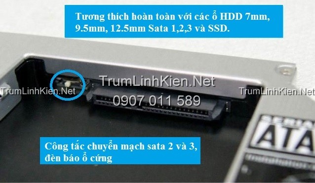 TrumLinhKien.Net - Caddy, Optibay & DVD Box cho Laptop, Macbook Pro | Expresscard 3.0 - 6