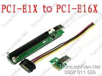 PCI-E x1 to PCI-E X16 adapter