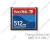 Thẻ nhớ SanDisk CF 512MB - anh 1